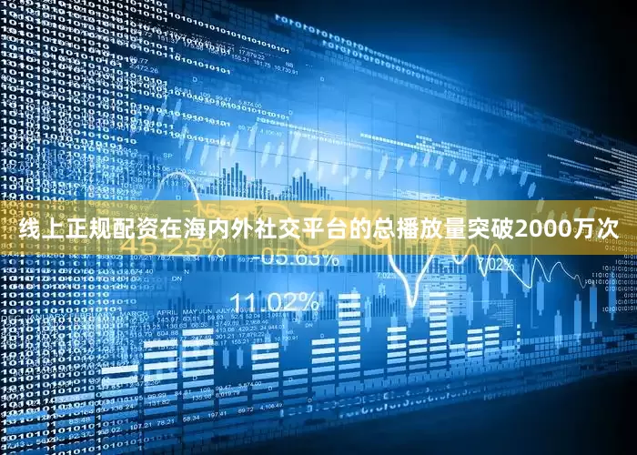 线上正规配资在海内外社交平台的总播放量突破2000万次