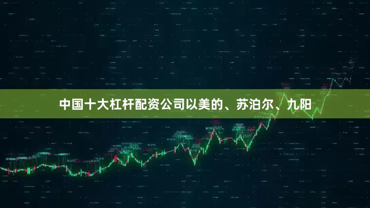 中国十大杠杆配资公司以美的、苏泊尔、九阳